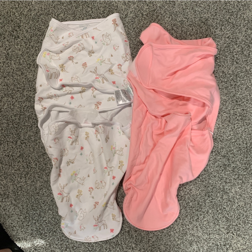 Two Aden and Anais 4-6 Month Swaddles